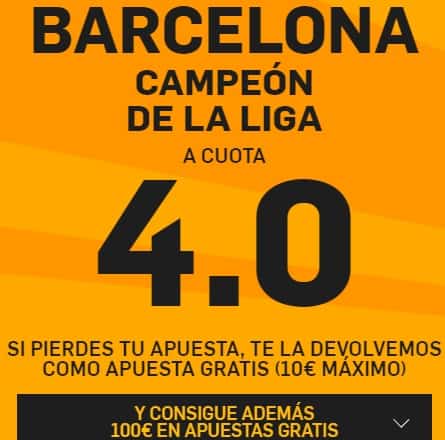 supercuota barcelona campeon betfair