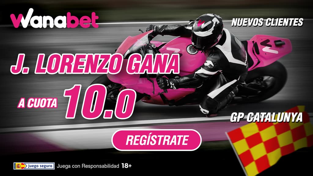 Supercuota wanabet motogp lorenzo
