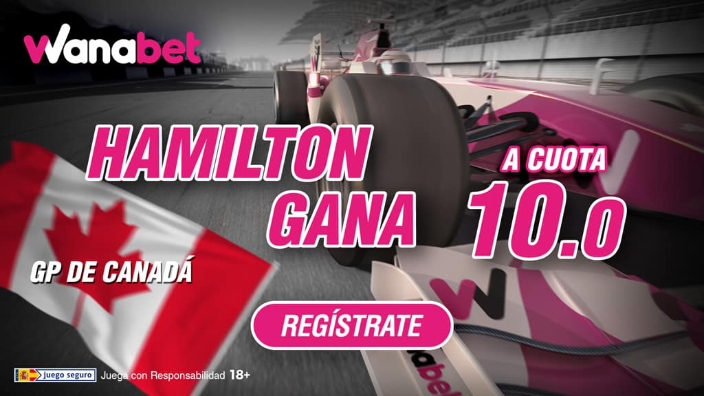 Supercuota Wanabet Hamilton