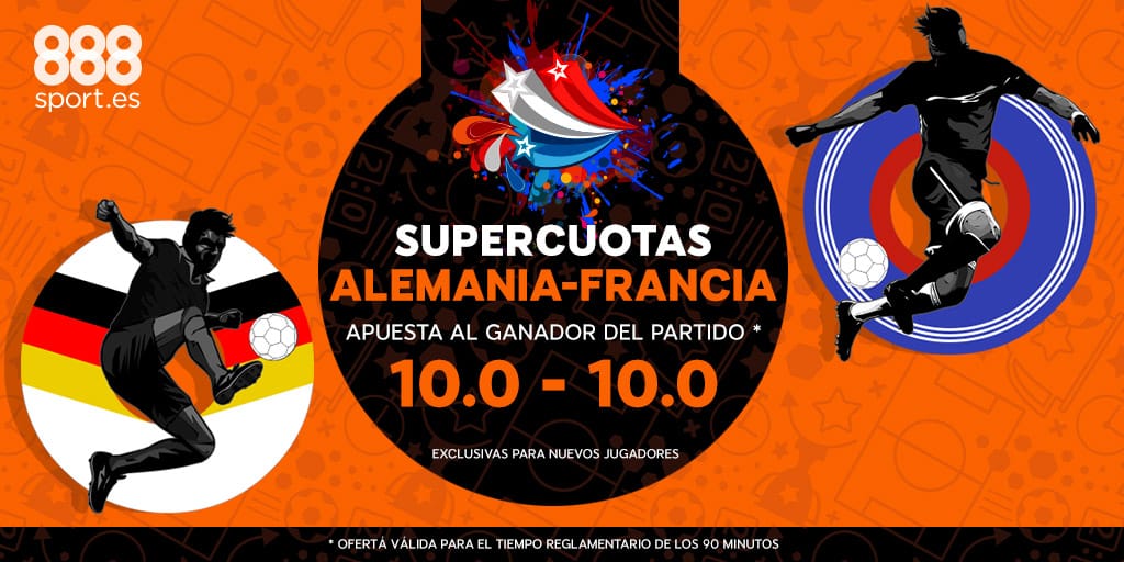 Supercuota 888sport Alemania - Francia