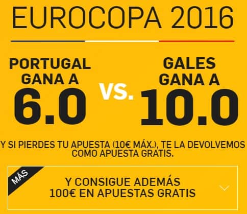 supercuota betfair portugal-gales