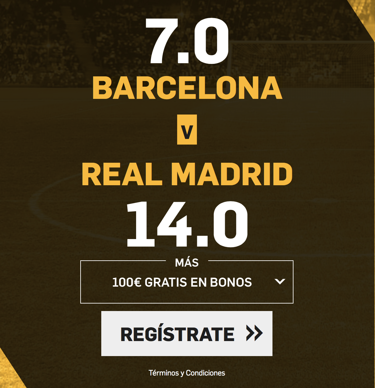 Supercuota Betfair Supercopa España Barcelona - Real Madrid