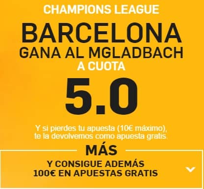 supercuota betfair barca Champions