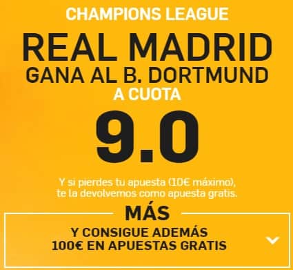 supercuota betfair Champions real madrid
