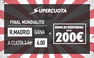 supercuota sportium Real Madrid Mundial