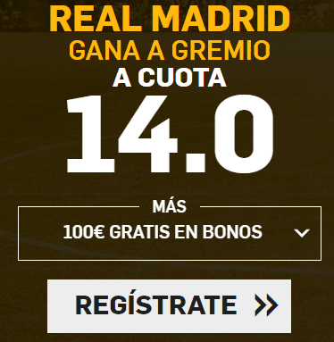 Supercuota Betfair Mundial clubes Madrid - Gremio
