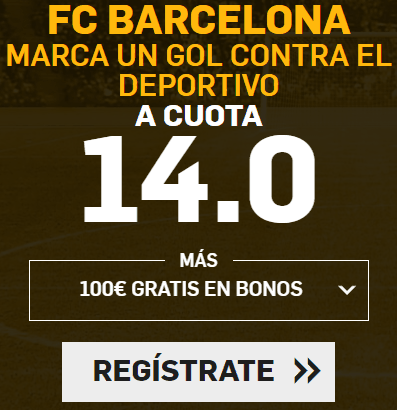 Supercuota Betfair la liga FC Barcelona - Deportivo