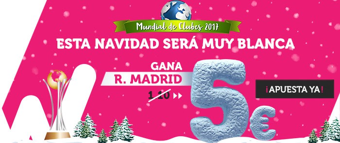 Wanabet Supercuota Mundial Clubes R .Madrid gana