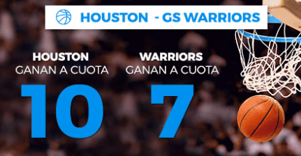 Supercuota Paston NBA Houston - GS Warriors