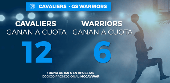 Supercuota Paston final NBA Cavaliers vs GS Warriors