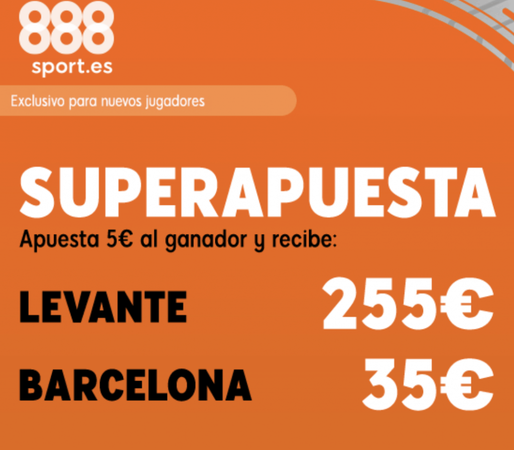 Superapuesta 888sport Levante - FC Barcelona.