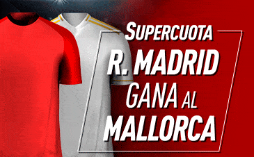 Supercuota Sportium Real Madrid gana al Mallorca a cuota 8.