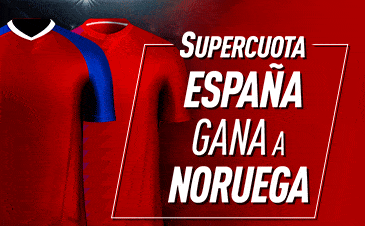 Supercuota Sportium Euro 2020 : España gana a Noruega a cuota 8.