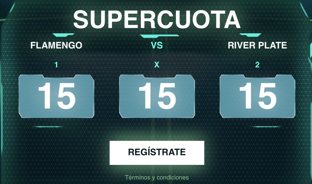 Supercuota Codere Final Copa Libertadores Flamengo - River Plate.