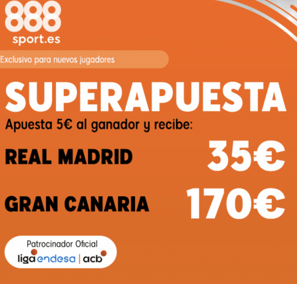 Superapuesta 888sport Real Madrid - Gran Canaria.