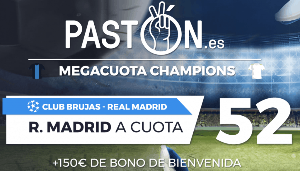 Supercuota patón Champions League : Brujas - Real Madrid.