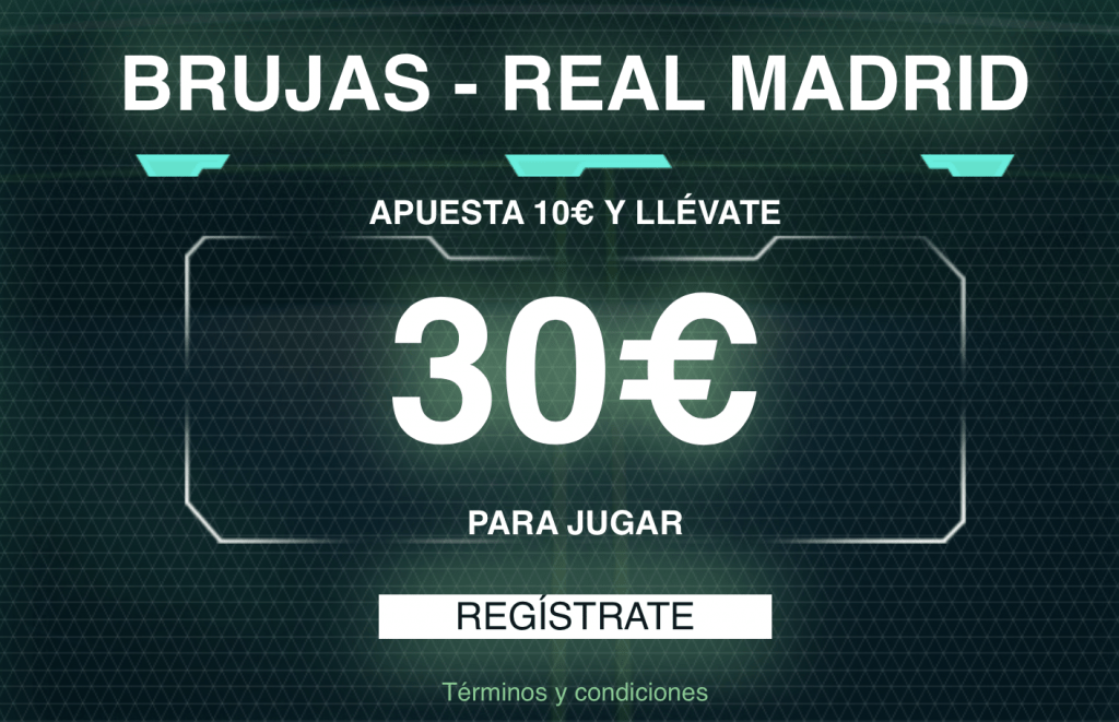 Supercuota Codere Champions League : Brujas - Real Madrid.