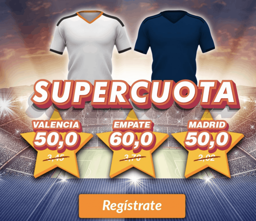 Supercuota Casino Barcelona Valencia CF - Real Madrid