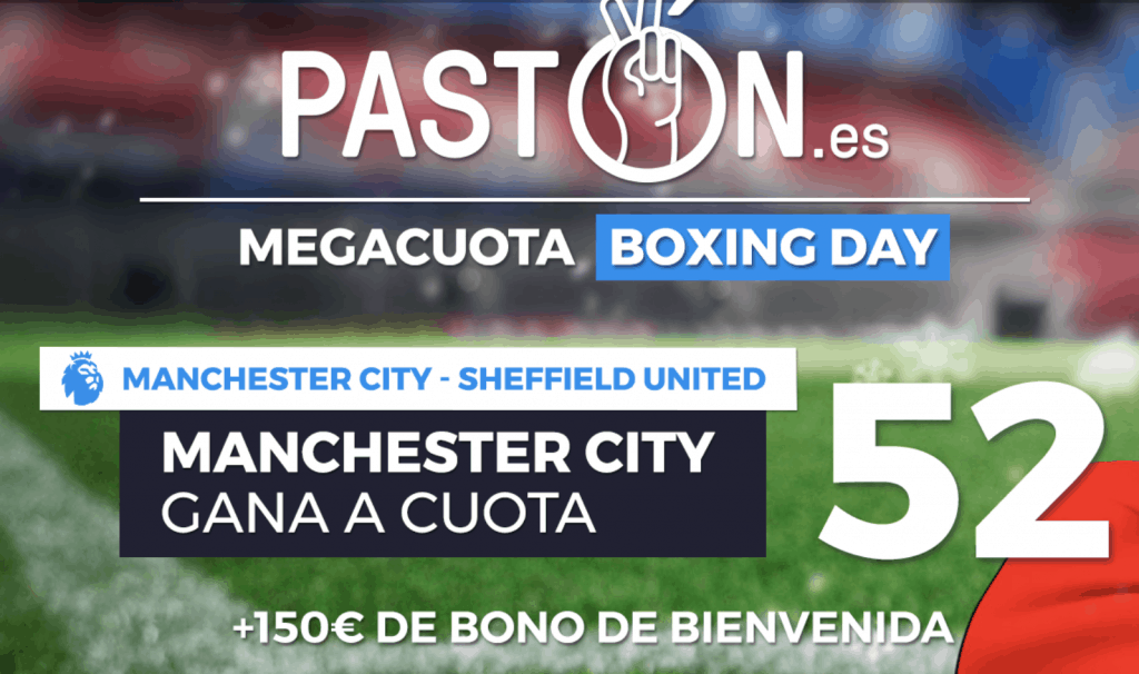 Supercuota pastón Premier League Manchester City - Sheffield