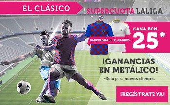 Supercuota Wanabet El Clásico Fc Barcelona - Real Madrid