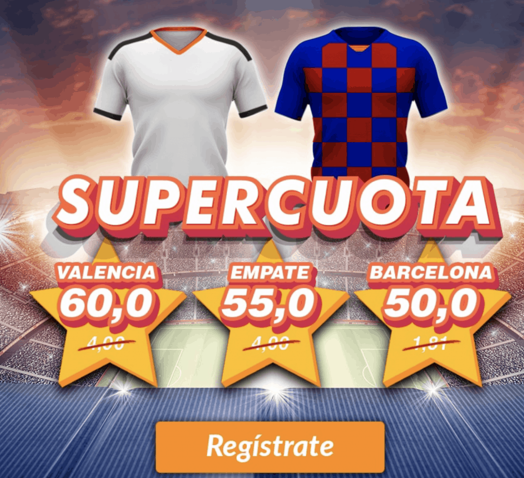 Supercuota Casino Barcelona La Liga : Valencia CF - FC Barcelona