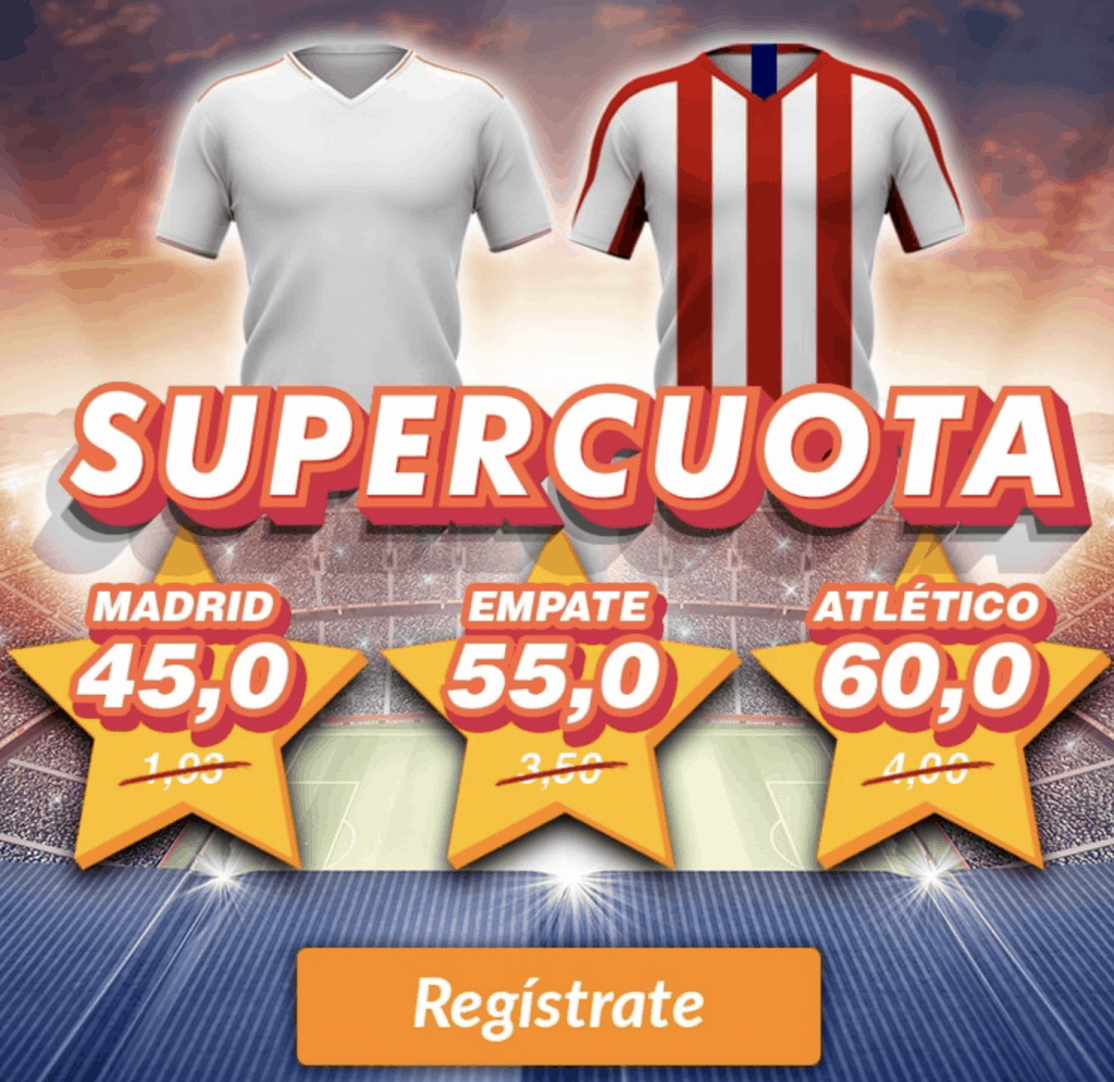 Supercuota Casino Barcelona : Real Madrid - Atlético de Madrid