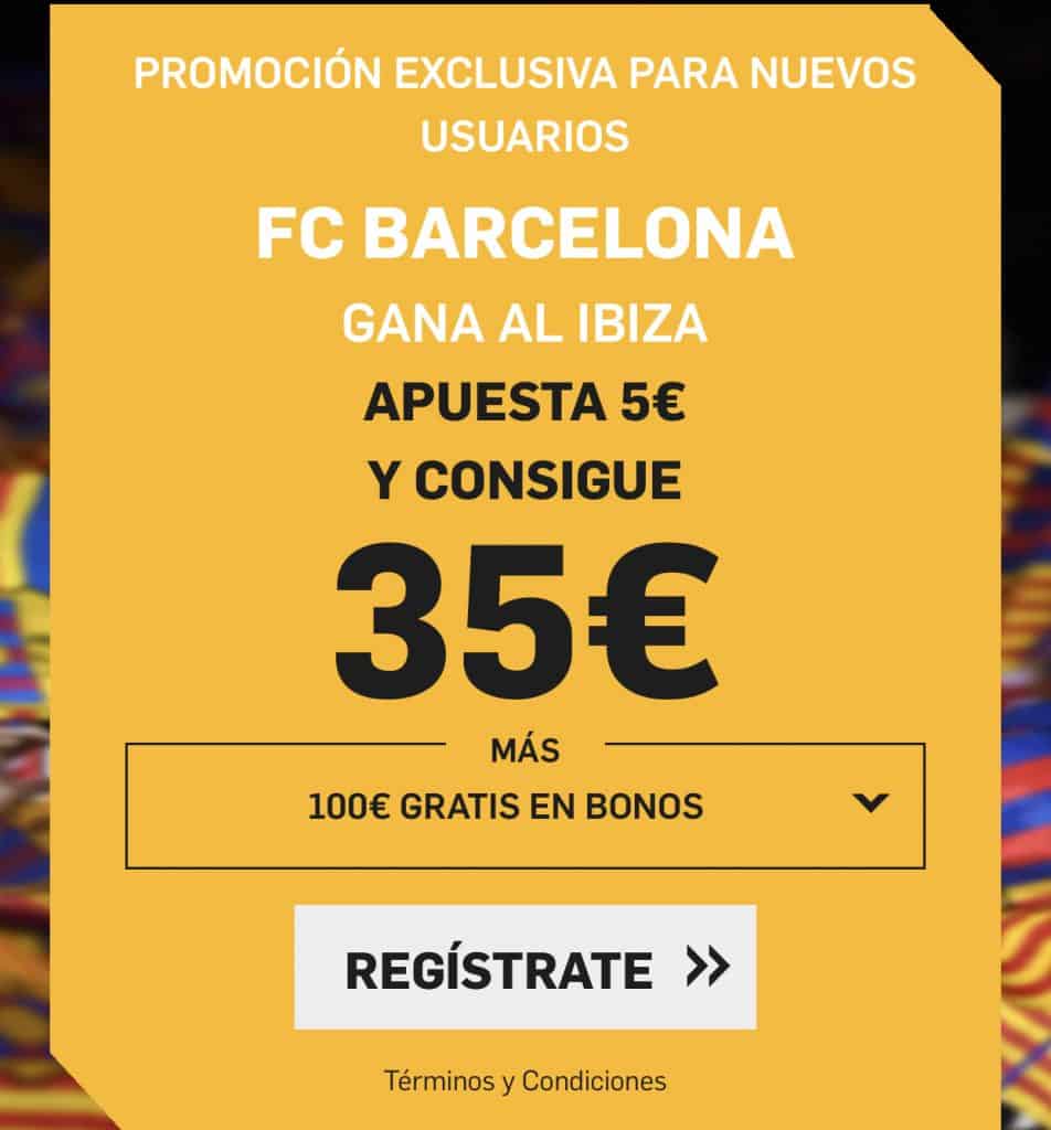 Supercuota betfair Ibiza -Fc Barcelona