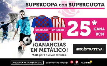 Supercuota Wanabet Supercopa Barcelona - Atlético de Madrid