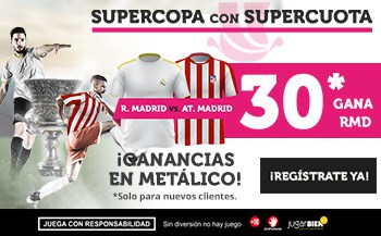 Supercuota Wanabet Supercopa Real Madrid - Atlético de Madrid