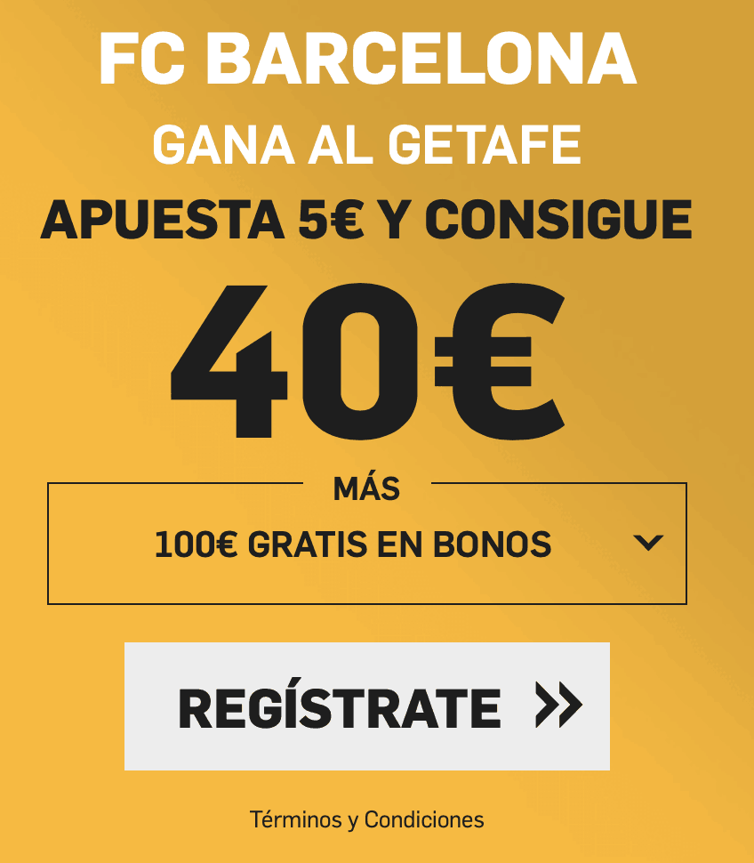 Supercuota betfair Fc Barcelona - Getafe