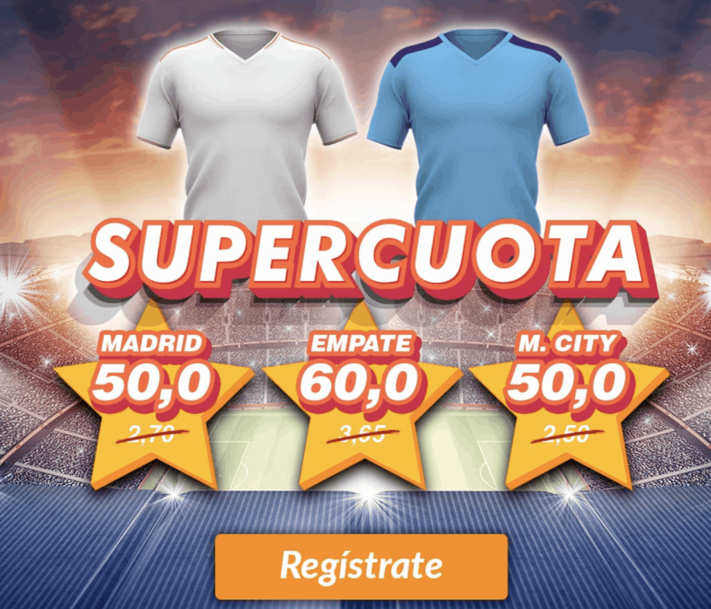 Supercuota Casino Barcelona Champions League : Real Madrid - Manchester City