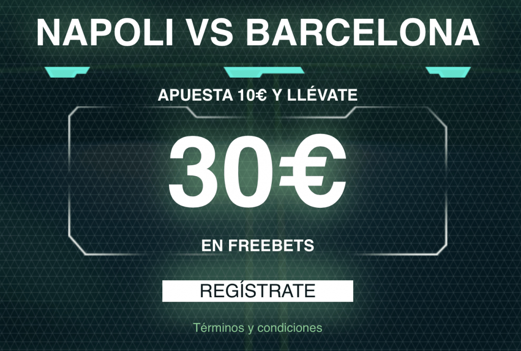 Supercuota Codere Champions League Napoles - Fc Barcelona.