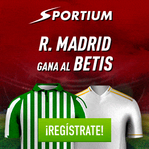 Supercuota Sportium Real Madrid gana al Betis a cuota 7