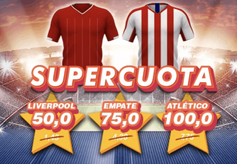 Supercuota Casino Barcelona Champions League : Liverpool - Atlético de Madrid