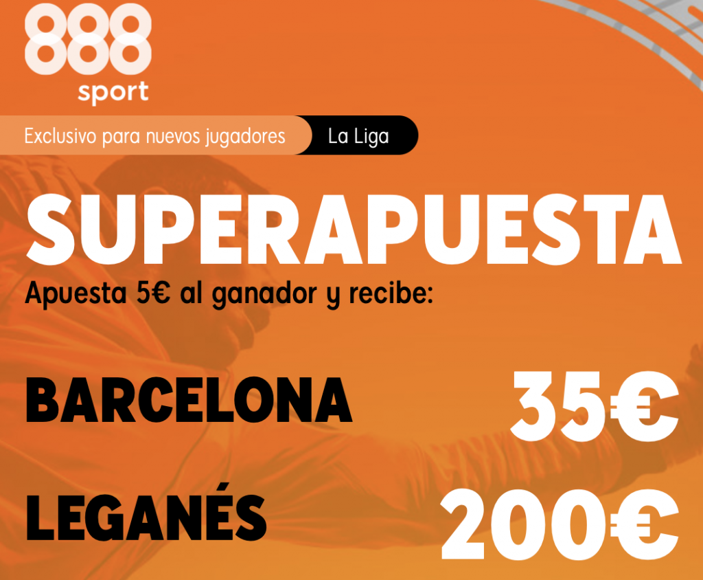 Supercuota 888sport FC Barcelona - Leganés