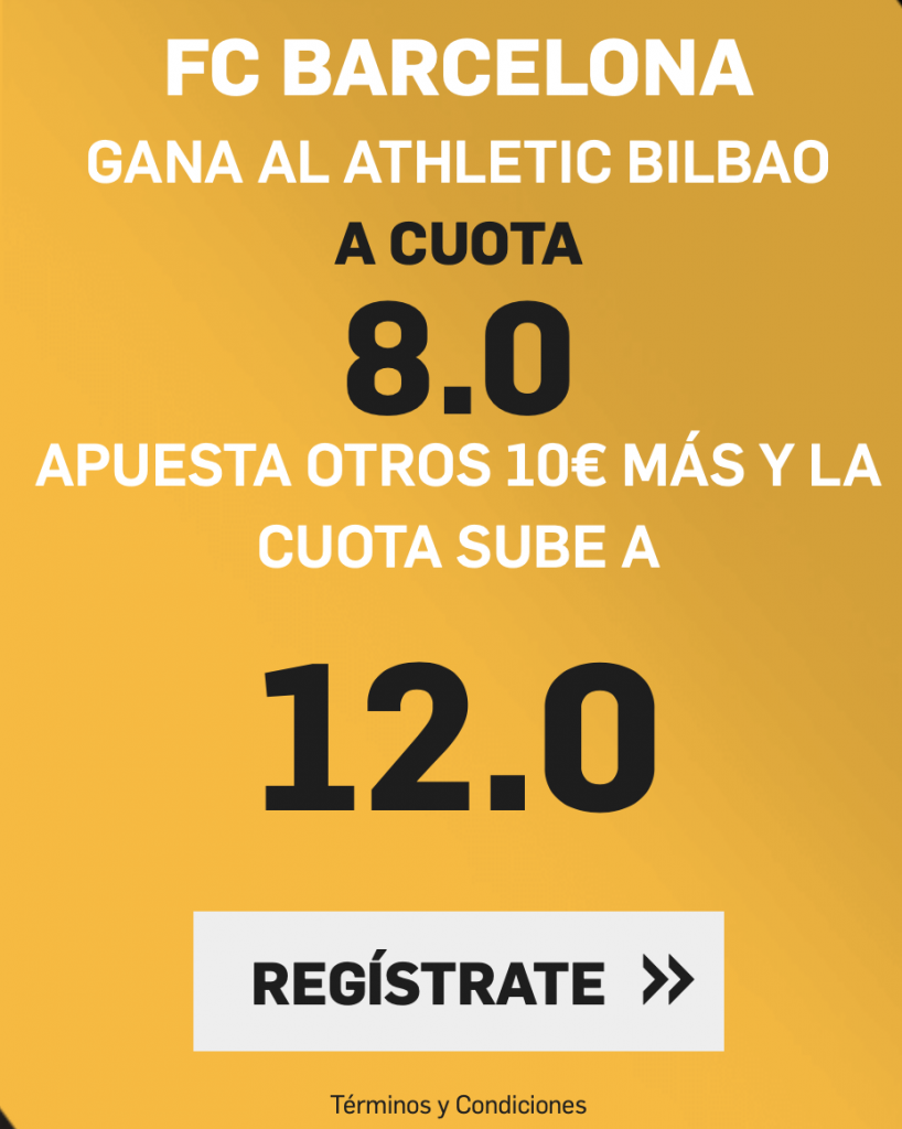 Supercuota Betfair Fc Barcelona - Athletic Bilbao