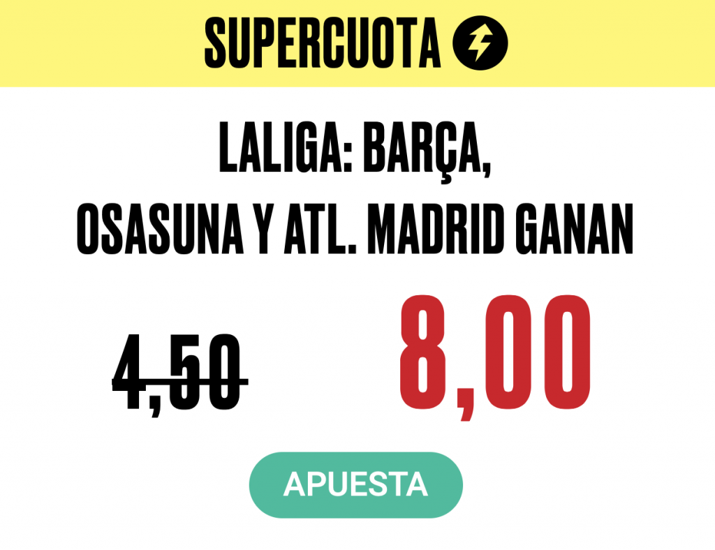 Supercuota Pokerstars Sports La Liga