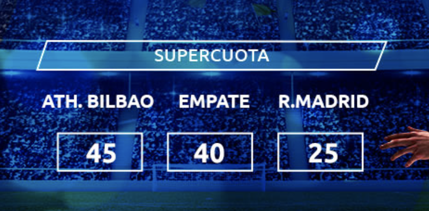 Supercuota Mondobets Athletic - Real Madrid