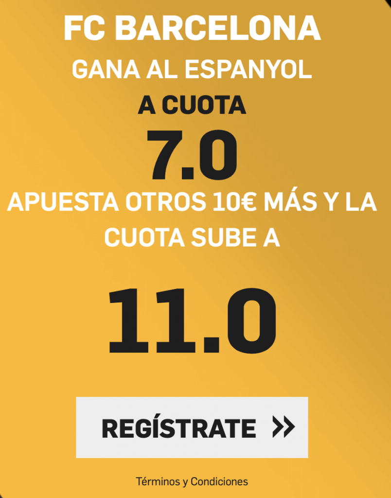 Supercuota betfair Fc Barcelona - Espanyol