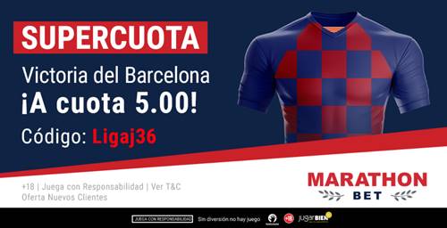 Supercuota Marathonbet Valladolid - Fc Barcelona