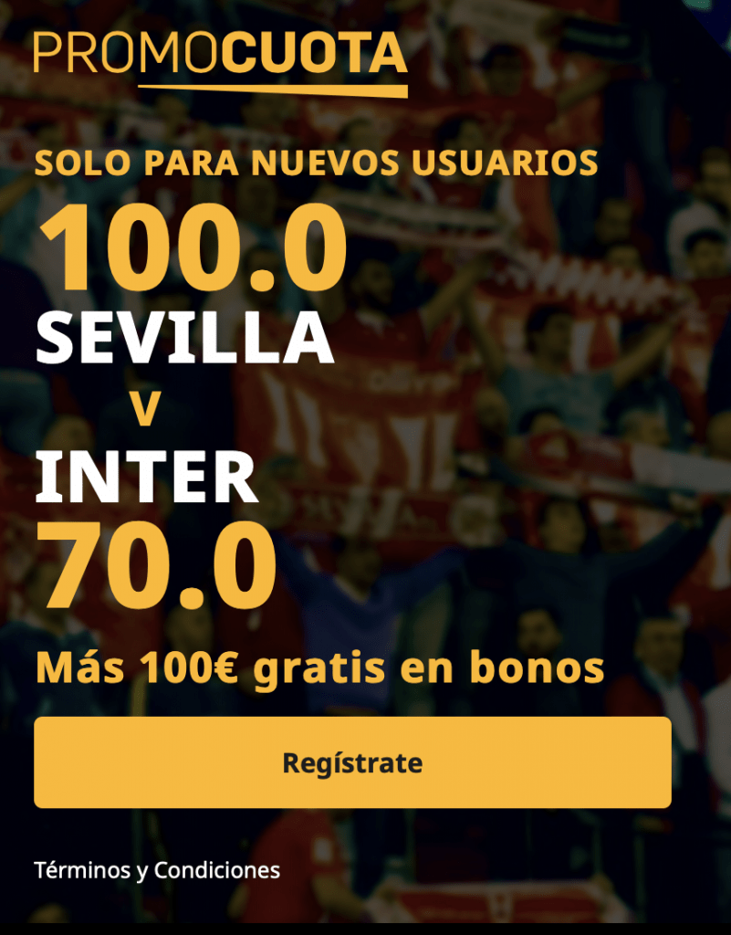 Supercuota betfair Europa League : Sevilla FC - Inter de Milán