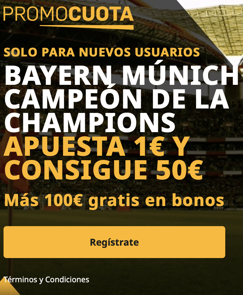 Supercuota betfair Champions League : PSG - Bayern Munich