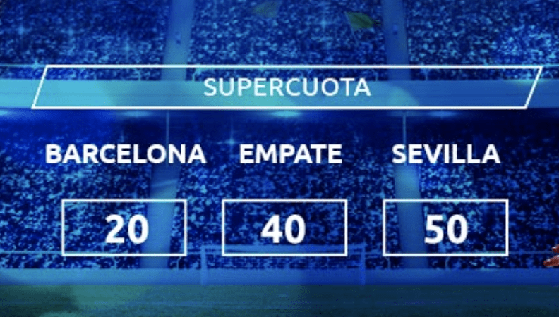 Supercuota Mondobets La Liga: Fc Barcelona - Sevilla