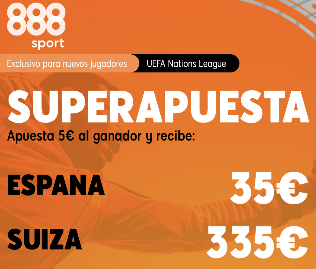 Supercuota 888sport España Suiza