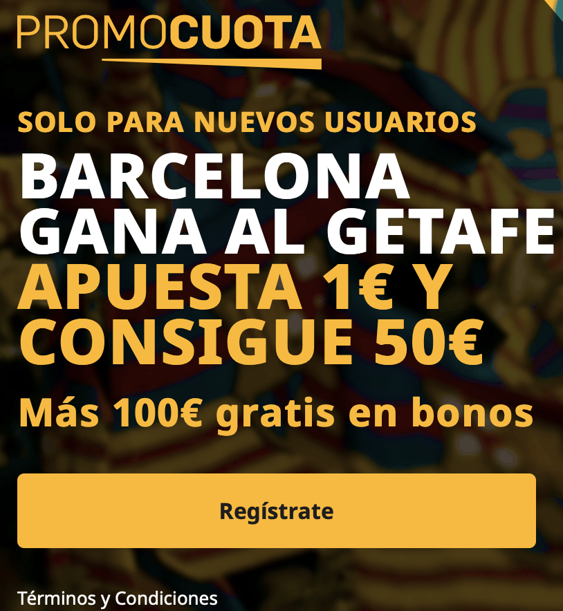 Supercuota betfair La Liga : Getafe - Fc Barcelona