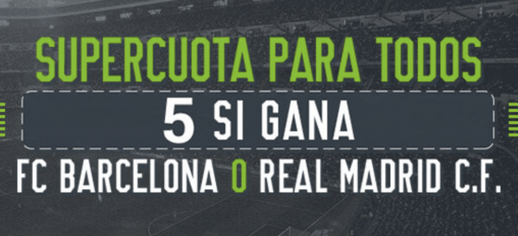 Supercuota Codere El Clásico La Liga : Fc Barcelona - Real Madrid