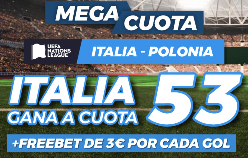 Supercuota Pastón Italia - Polonia