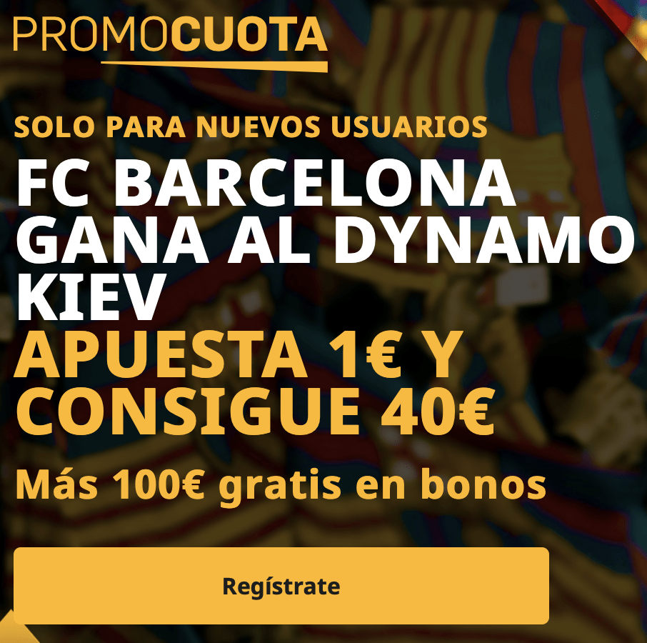 Supercuota betfair Champions League : Dinamo de Kiev - Fc Barcelona