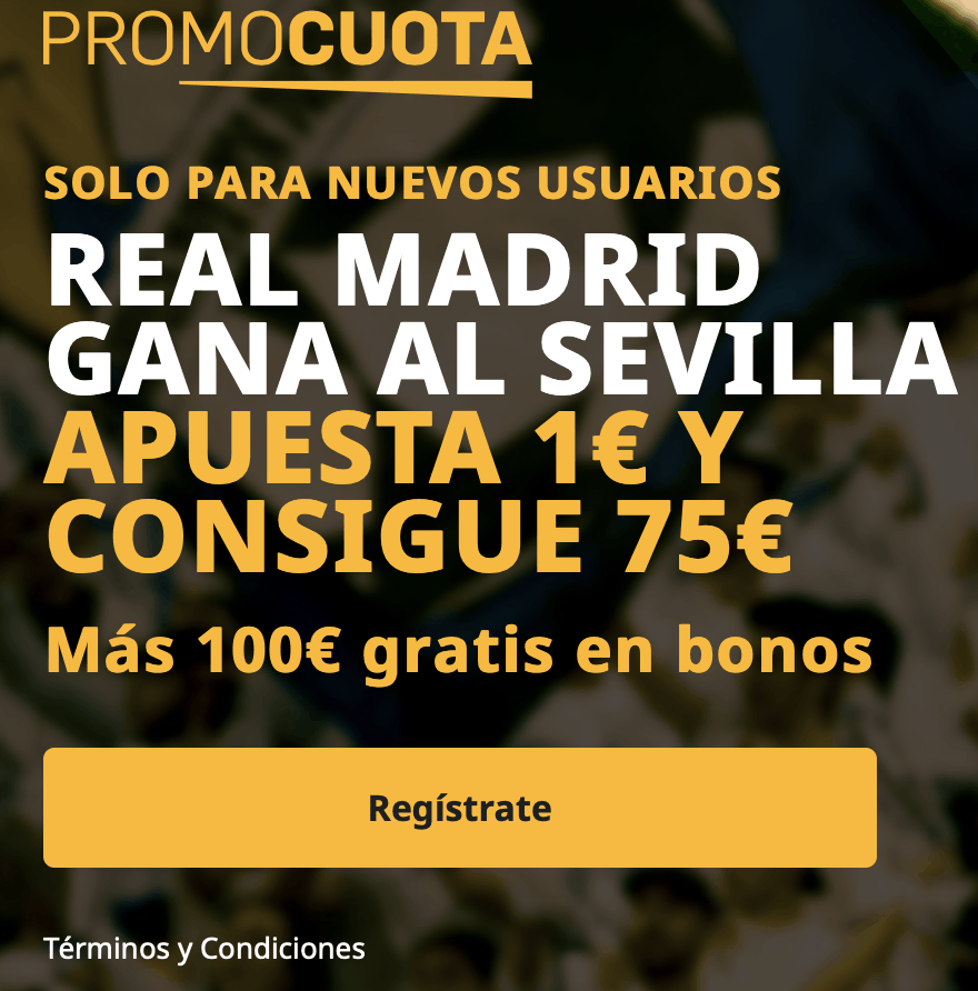 Supercuota betfair La Liga: Sevilla FC - Real Madrid