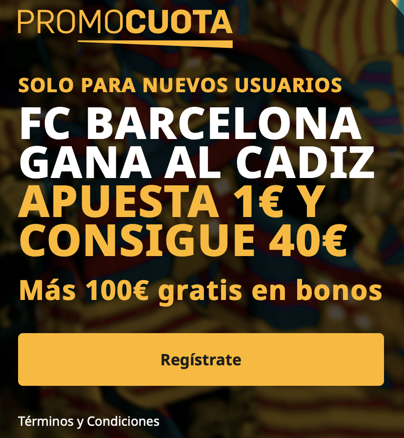 Supercuota betfair La Liga: Cádiz - Fc Barcelona